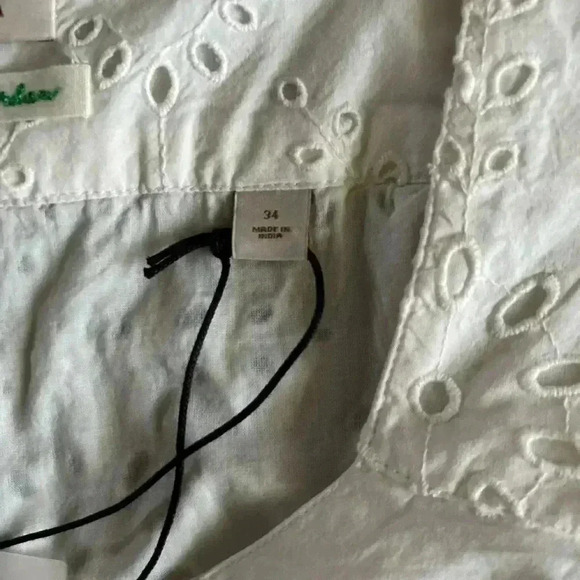 Scotch & Soda white eyelet top, NWT , size 34 - Picture 5 of 10